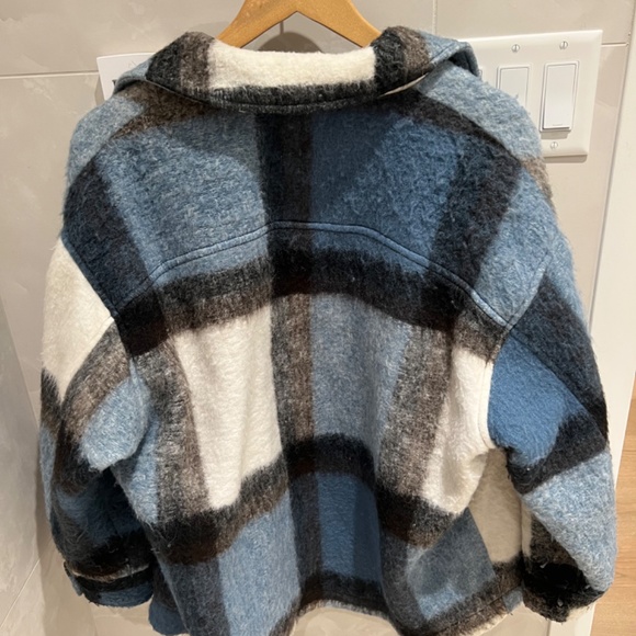 Zara wool plaid coat - Picture 2 of 3